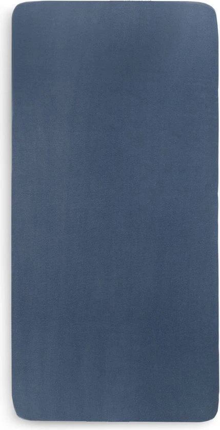 Beste Verkoop β Jollein Baby Hoeslaken Boxmatras Jersey 75x95cm - ???? Jeans Blue ???? - Afbeelding 5