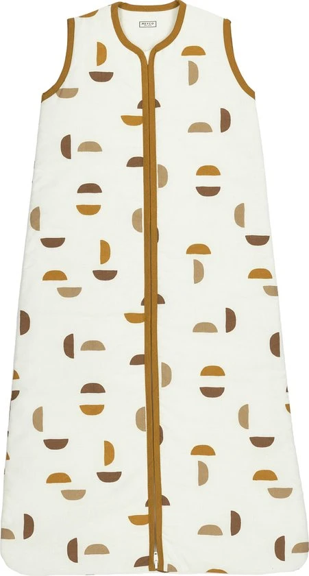 Flash-uitverkoop ???? Meyco Winter Baby Slaapzak Gevoerd Shapes - Honey Gold - 90cm ????