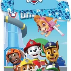 Beste Verkoop ???? PAW Patrol One Team Baby Dekbedovertrek - 100x135 Cm - Inclusief Kussensloop ????