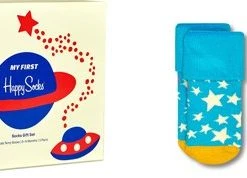 Coupon ???? Happy ???? Socks XKFNT08-6500 3-Pack Kids Fun Times Terry ???? Socks Gift Set - Maat 0-6M ⭐