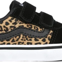 Gloednieuw ❤️ Vans TD Ward V Meisjes ???? Sneakers - (Cheetah) Black/White - Maat 26 ????