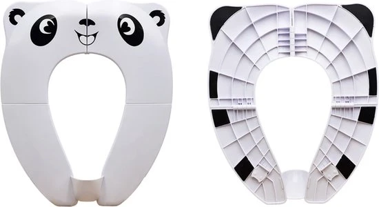 Flash-uitverkoop ???? Repus - Panda Toiletbril - Opvouwbaar In Opberg Tasje - Voor Kinderen - WC Bril Verkleinen - Zindelijkheidstraining - Wit ❤️ - Afbeelding 5