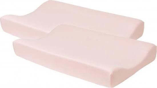 Coupon ???? Meyco Aankleedkussenhoes Basic Jersey - 2-pack - Lichtroze ???? - Afbeelding 4