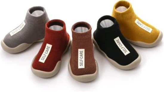 Uitgang ???? Merkloos Antislip Baby Schoentjes - Eerste Loopschoentjes – Completebabyuitzet - Maat 22,5 - 12-18 Maanden - 13.5 Cm - Zwart ???? - Afbeelding 3