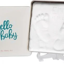 Korting ???? BabyArt Baby Art Magix Box - Doosje Met Gipsafdruk - Vierkant - Wit ✔️