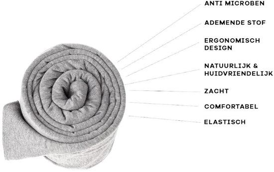 Kopen ???? MinaPark Products Ergonomische Rekbare Baby Draagdoek Van Katoen Om Te Knopen -Licht Grijs - Babywrap - Draagdoeken - Babydrager - Buikdrager Rugdrager Heupdrager - Baby Sling Baby Carrier Draagzak - Baby Wrap Sling - Draagdoek Handleiding - Gratis Slabbetje ???? - Afbeelding 7