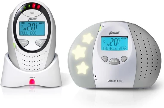 Coupon ???? Alecto DBX-88GS - Full Eco DECT Babyfoon Met Display - Grijs ???? - Afbeelding 2