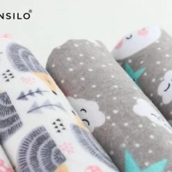 Begroting ???? Flanellen Luiers - 80 X 80cm - 6 Pack - Flanellen Doeken Van Flanel Katoen - Mint - Fensilo ✨