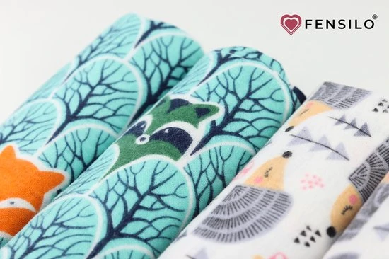 Begroting ???? Flanellen Luiers - 80 X 80cm - 6 Pack - Flanellen Doeken Van Flanel Katoen - Mint - Fensilo ✨ - Afbeelding 2