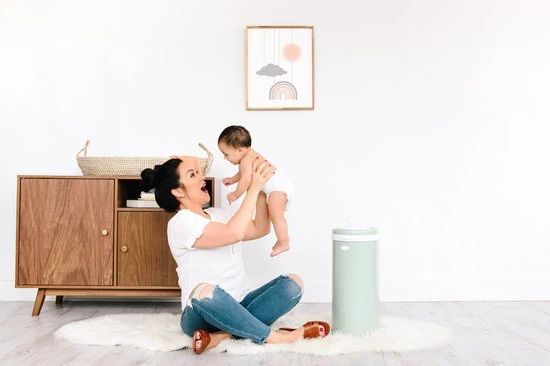 Uitgang ???? Ubbi - Luieremmer - Sage Green - Metaal - Geurloos - Geen Navulcassettes Nodig ???? - Afbeelding 2