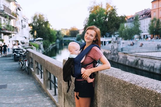 Flash-uitverkoop ???? GoldBaby Praktische Draagzak Baby - Blauw - Babydrager - Buikdrager En Rugdrager - Opbergtas Inbegrepen ???? - Afbeelding 7