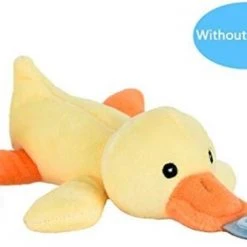 Promo ???? Merkloos Speenknuffel Eendje, Eco - Vriendelijk, Speenknuffel Pluche - Speenkoord Pluche - Duck Pacifier Holder With Detachable Plush Stuffed Animal Toy, (EXCLUSIEF SPEEN) ⭐