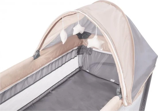 Korting ???? Moby-System Moby System Campingbedje - Reisbedje Baby - Met Matras Commode Bodemverhoger En Klamboe - Inklapbare Box ???? - Afbeelding 15