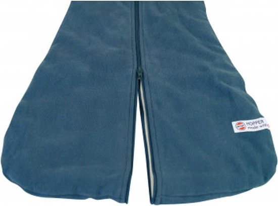 Aanbiedingen ???? Lodger Baby Slaapzak Winter 12-36 Maanden - Hopper Rib - 2,3 TOG - Afritsbare Mouwen - Gemakkelijk Verschonen - Deelbare Rits - Blauw - 86/98 ???? - Afbeelding 2