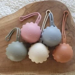 Hete verkoop ???? My-Sunshine Speenhouder Zand - Fopspeen Opbergen In Een Makkelijk Speendoosjes - Siliconen Speenkoord Houder Voor Fopspeen ????