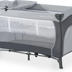 Beste Verkoop ???? Hauck Sleep N Play Center Campingbedje - 60x120cm - Stone ⌛