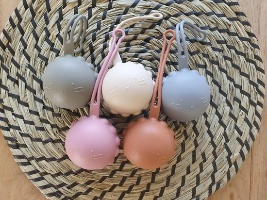 Hete verkoop ???? My-Sunshine Speenhouder Zand - Fopspeen Opbergen In Een Makkelijk Speendoosjes - Siliconen Speenkoord Houder Voor Fopspeen ???? - Afbeelding 2