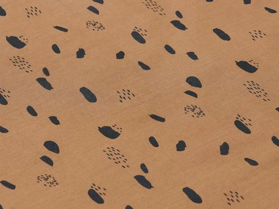 Beste deal ???? Jollein Baby Dekbedovertrek Met Sloop Spot 100x135/140cm - Caramel ???? - Afbeelding 2