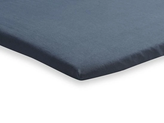 Beste Verkoop β Jollein Baby Hoeslaken Boxmatras Jersey 75x95cm - ???? Jeans Blue ???? - Afbeelding 2
