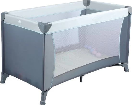 Kopen ???? Eco Baby Campingbedje - Blauw/Grijs - Reisbedje Inclusief Draagtas ???? - Afbeelding 5