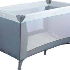 Kopen ???? Eco Baby Campingbedje - Blauw/Grijs - Reisbedje Inclusief Draagtas ????
