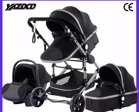 Promo ???? Merkloos Luxe Multi-functionele 3 In 1 Wandelwagen - Babywagen - Kwalitatieve Buggy - Opklapbare Kinderwagen - Licht En Flexibel ???? - Afbeelding 18