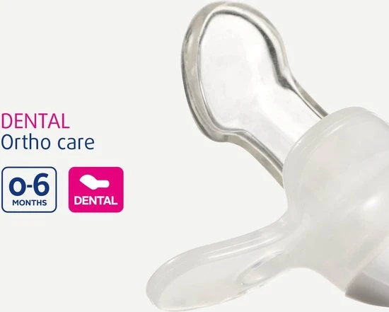 Goedkoopste ???? Difrax Fopspeen 18+ Maanden Dental - Glow In The Dark - Orthodontische Speen - 1 Stuk ???? - Afbeelding 8