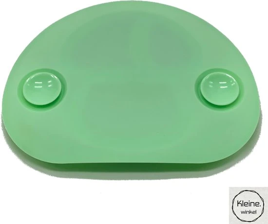 Aanbiedingen ???? Merkloos Placemat Voor Kinderen - Kinderservies - Baby Bordje - 2 Zuignappen - Siliconen Antislip - Groen ???? - Afbeelding 2