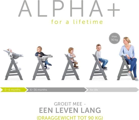 Coupon ❤️ Hauck Alpha Plus Kinderstoel - Newborn Set - Wit / Grijs ???? - Afbeelding 5