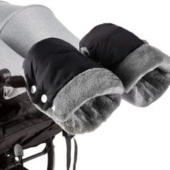 Begroting ???? Glovention Kinderwagen Handschoenen - Handwarmer Voor Buggy - Handverwarmers Voor De Wandelwagen - Unisex Zwart ????