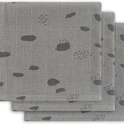 Korting ???? Jollein Hydrofiel Monddoekje Spot - Storm Grey - 3 Stuks ❤️
