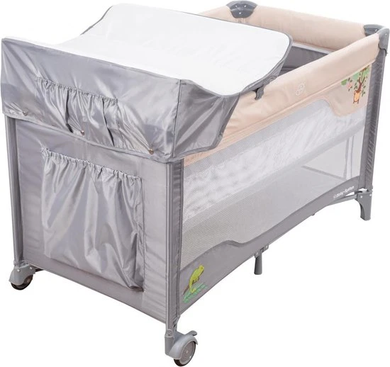 Korting ???? Moby-System Moby System Campingbedje - Reisbedje Baby - Met Matras Commode Bodemverhoger En Klamboe - Inklapbare Box ???? - Afbeelding 19