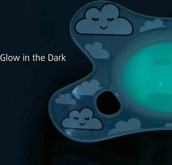 Goedkoopste ???? Difrax Fopspeen 18+ Maanden Dental - Glow In The Dark - Orthodontische Speen - 1 Stuk ???? - Afbeelding 9