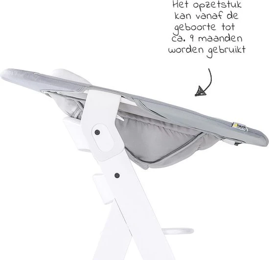 Coupon ❤️ Hauck Alpha Plus Kinderstoel - Newborn Set - Wit / Grijs ???? - Afbeelding 16