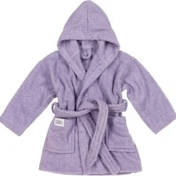 Aanbiedingen ???? Meyco Baby Badjas Basic Badstof - 98/104 - Soft Lilac ????