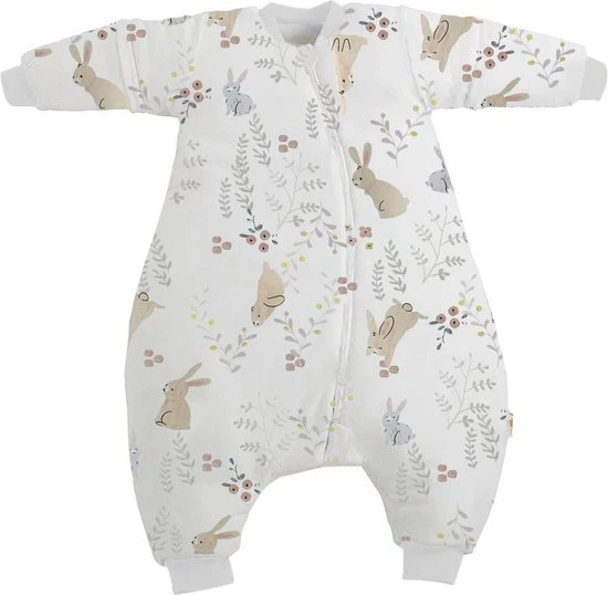 Beste recensies van β Deryan Baby Winterslaapzak Met Afritsbare Mouw 70cm - Wit - Konijn ????