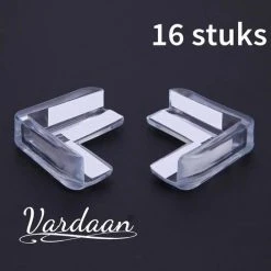 Kopen ???? Vardaan Hoekbeschermers - Transparant - Voor Kinderen, Peuters & Baby's - Optimale Veiligheid - Siliconen Tafelhoek Beschermers - Zelfklevende Buffers - 16 Stuks ( 2 X 8 Stuks) ????