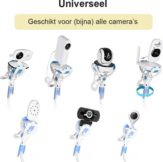 Korting ???? Lynnz® Babyfoon Houder Universeel - Inclusief Slabbetje - Houder Babyfoon Met Camera - Baby Foon - Standaard - Babyfoonhouder - Camera Statief - Verstelbaar ???? - Afbeelding 8