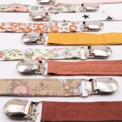 Gloednieuw ???? Hiden Baby Fopspeen Riem - Fopspeen Clip - Katoen - Baby & Kind | Bruin ????