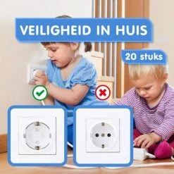 Goedkoop ???? Kid Proof Stopcontact Beveiliging 20 Stuks - GRATIS 3M Plakstrip - Zelfklevend - Stopcontactbeschermers - Stopcontactbeveiliging - Stopcontact Beveiliger - Kinderbeveiliging Stopcontact - Baby Beveiliging - Veiligheid - Baby - Kind - Huisdier ????