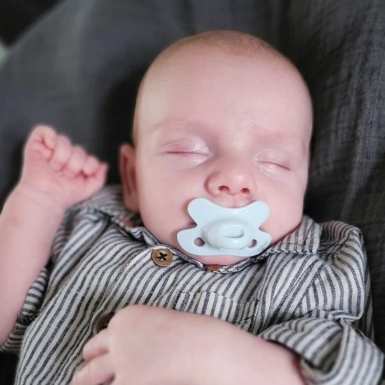 Coupon ???? Difrax Fopspeen Newborn Dental - Lichtblauw/Cr Mewit/Lichtroze/Lichtgroen - Orthodontische Speen - 4 Stuks ⭐ - Afbeelding 6