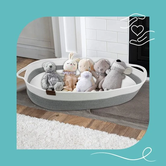 Korting ⭐ ADSafety - Luxe Verschoonmand - Incl. Matras En 2 Hoezen - Aankleedkussen - Mozes Mand - Babykamer - Commode - Babyshower - Grijs ???? - Afbeelding 3