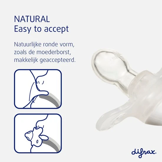 Beste Verkoop ✨ Difrax Fopspeen Natural 20+ Maanden Speen - Roze - 2 Stuks ???? - Afbeelding 7