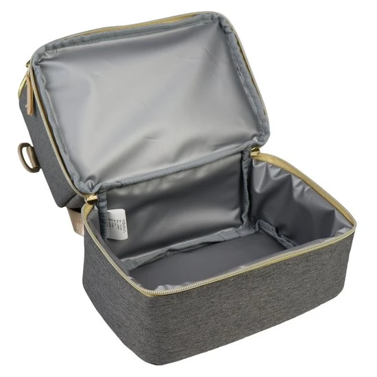 Top 10 ???? YOUHA Tas - Kolftas - Moedermelk Koeltas - Babyfles Koeltas - Babymelk Koelen - Schoudertas & Rugtas - Kleur: Grijs - Reistas ❤️ - Afbeelding 5