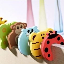 Top 10 ???? Ardran & Tookar Deurstoppers Schuim Voor Kinderen - Veiligheids Deurstopper Kind / Baby - Klem Bescherming - Vinger Bescherming - Multicolour Dieren - 4 Stuks ????