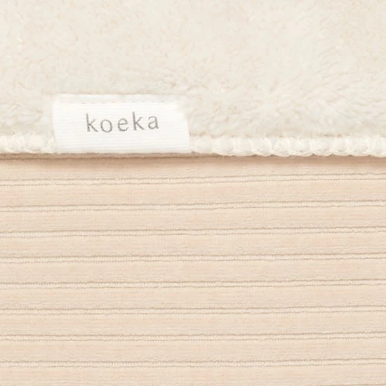 Kopen ✔️ Koeka Baby Dekentje Wieg Teddy Vik - Zand - 75x100cm ???? - Afbeelding 4