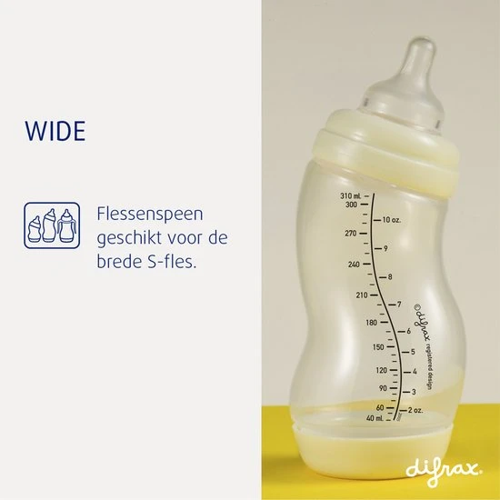 Beste Pirce ???? Difrax Flessenspeen Wide Voor Brede Babyflessen - Maat Large - 2 Stuks ???? - Afbeelding 6