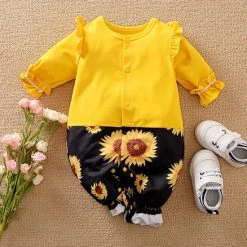 Aanbiedingen ???? NezR Baby Kleding Meisje - Baby Cadeau - Kraam Cadeau - Romper Set - Babyshower Cadeau Setje - 6-9 Maanden ????