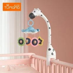 Beste recensies van ???? Tumama Baby Muziekmobiel Sterren Projector Lamp ‘Giraffe’ Bed Box Baby Wiegje - Roterende Bijtring En Rammelaar - Slaaphulp White Noise ????