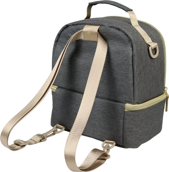 Top 10 ???? YOUHA Tas - Kolftas - Moedermelk Koeltas - Babyfles Koeltas - Babymelk Koelen - Schoudertas & Rugtas - Kleur: Grijs - Reistas ❤️ - Afbeelding 2